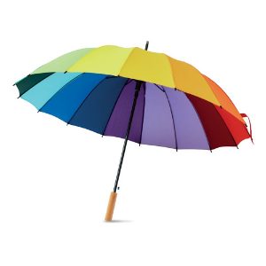 tęczowy parasol