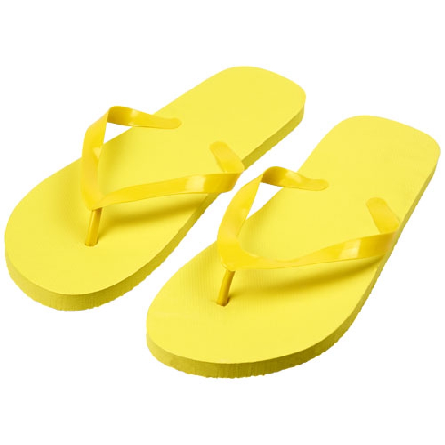 Klapki plażowe żółte rozmiar L