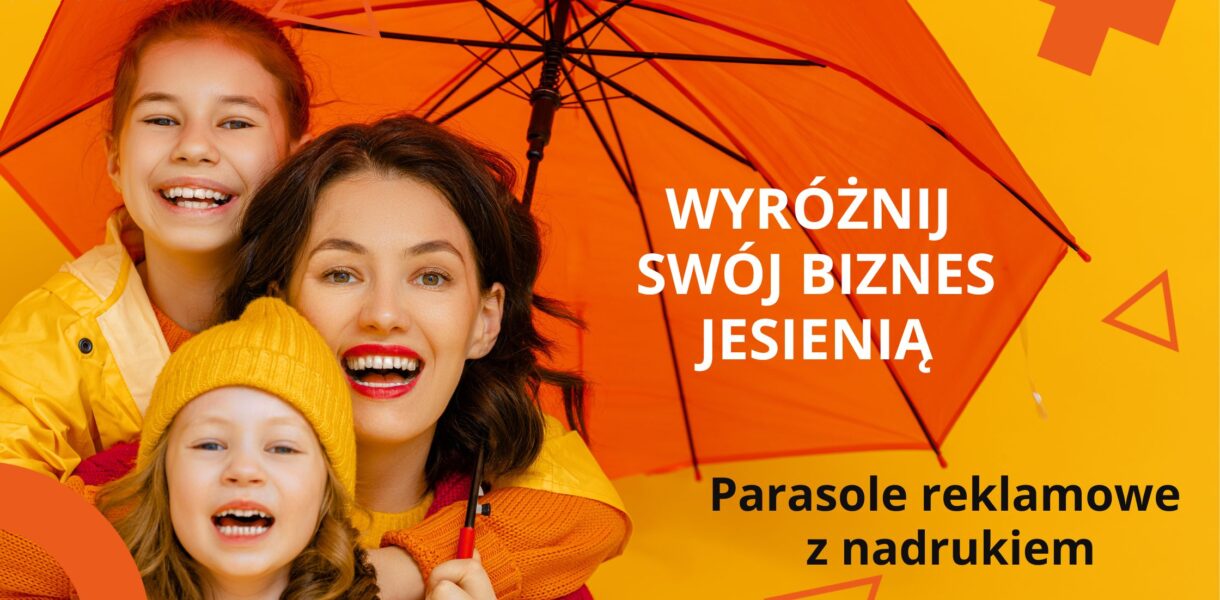 Kolorowa jesień dla Ciebie. Wybierz parasole reklamowe z nadrukiem