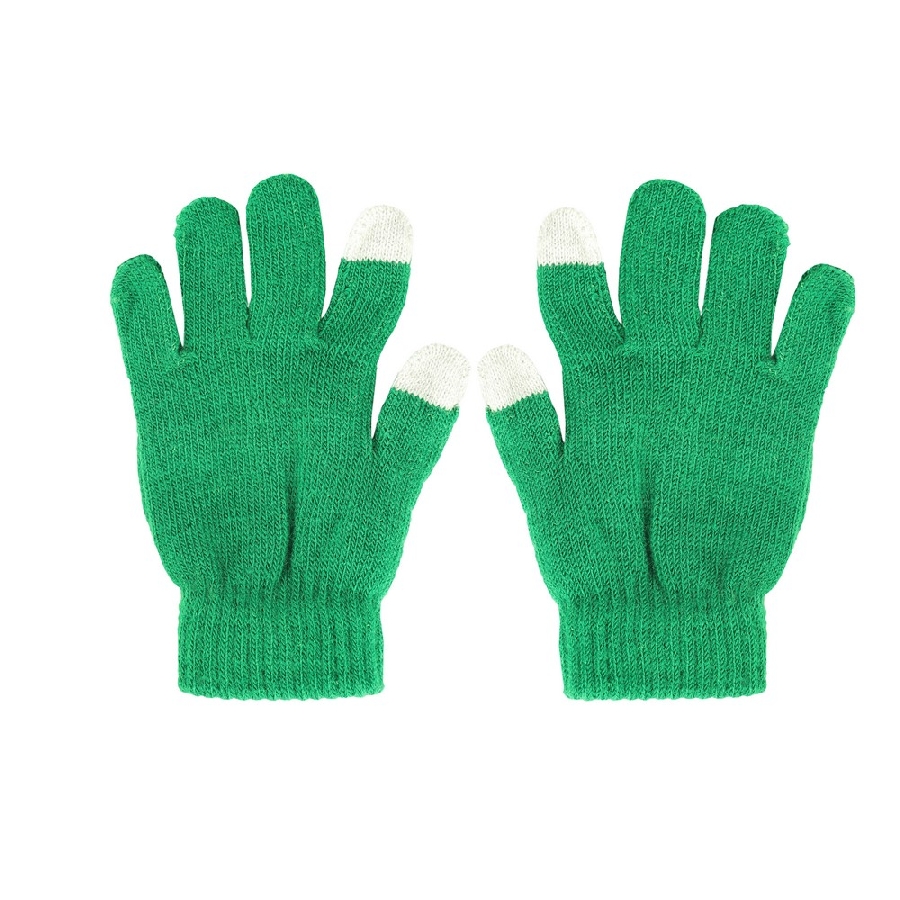 Rękawiczki zielone dla dzieci