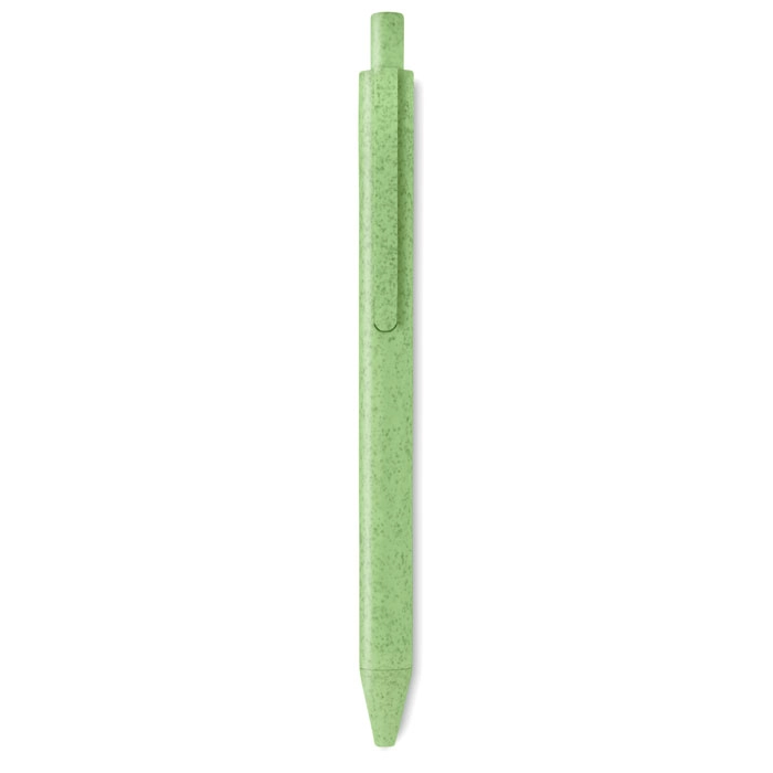 Zielony długopis ekologiczny, długopis ze słomy pszenicznej