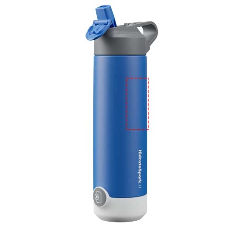 Inteligentny bidon na wodę niebieski HidrateSpark® TAP 592 ml ze stali nierdzewnej z izolacją próżniową