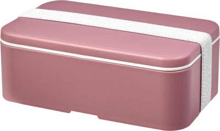 Lunchbox różowy - plastik z trzciny cukrowej