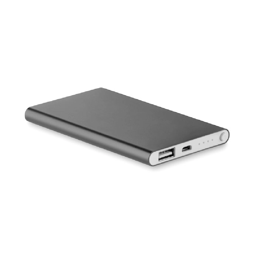 Płaski Powerbank 4000mAh POWERFLAT szary