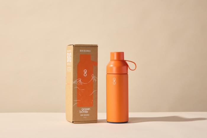 Ocean Bottle izolowany próżniowo bidon na wodę o pojemności 500 ml - Sun Orange